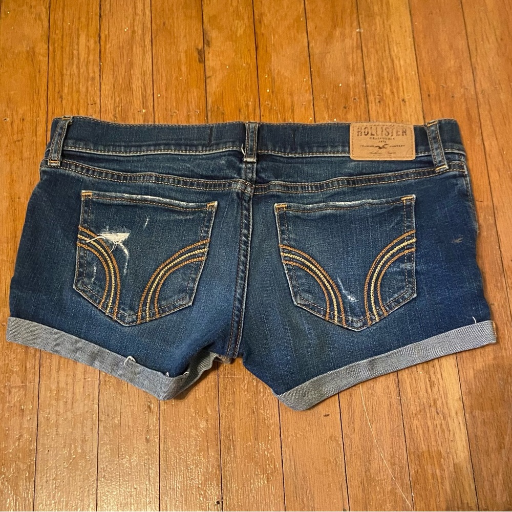 Low Rise Denim Shorts - Picture 2 of 3